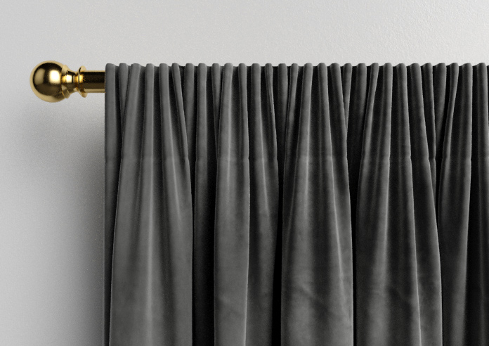 Ultra Luxe Velvet, Dark Grey - Made to Measure Curtains - Image 9